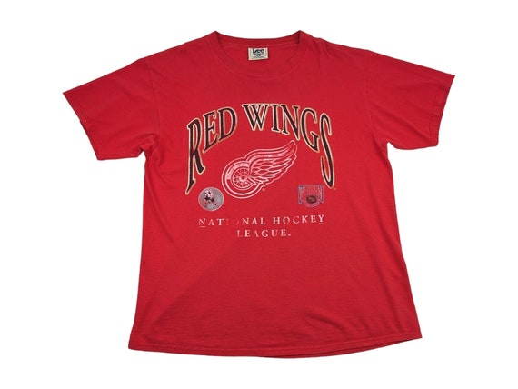 90s Vintage RED WINGS T-Shirt Detroit Red Wings G… - image 1
