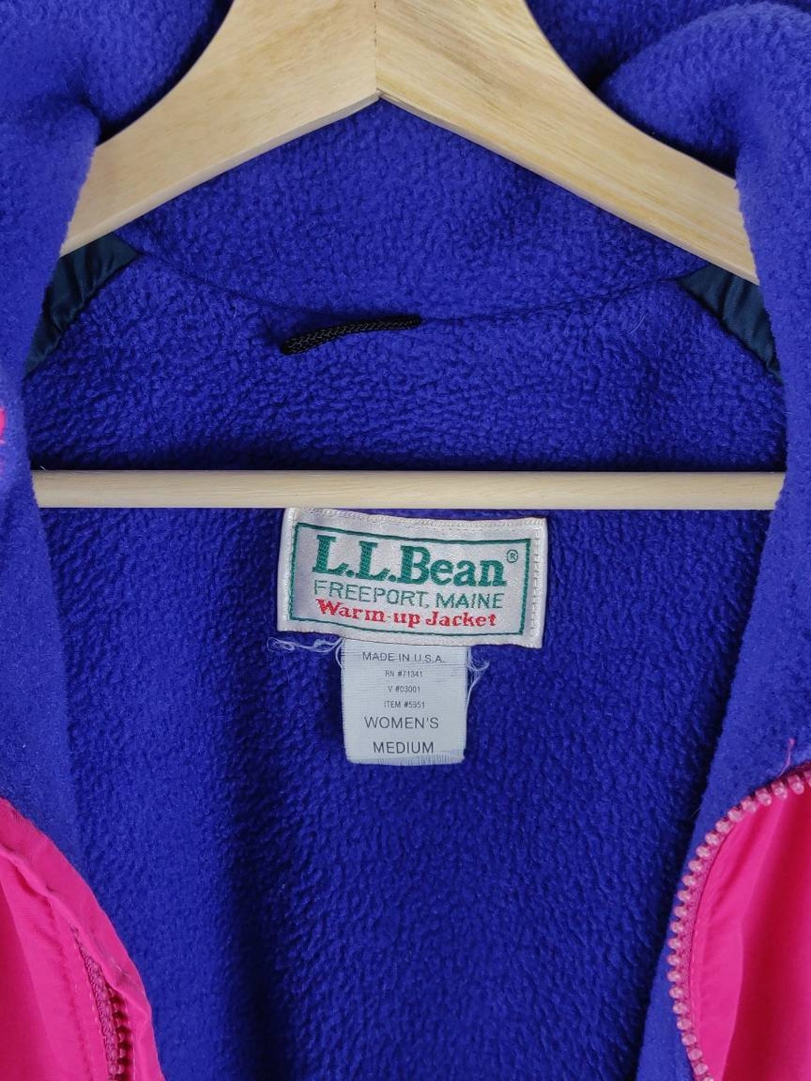 90s Vintage L.L. BEAN Jacket L.L. Bean Warm Up Jacket Zip Up Etsy