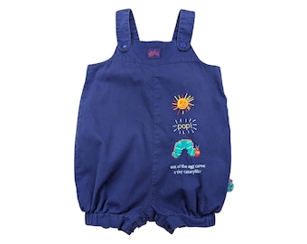 Pelele de bebé Carter's Eric Caryle de La oruga muy hambrienta, año 2002, talla 6-9 meses.