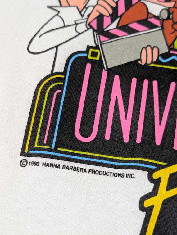 1990 Vintage Universal Studios Florida Shirt Flin… - image 4