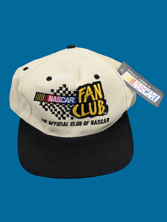 90s Vintage NASCAR Hat Embroidered Nascar Fan Club