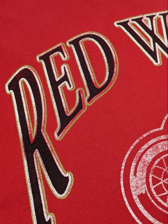 90s Vintage RED WINGS T-Shirt Detroit Red Wings G… - image 5