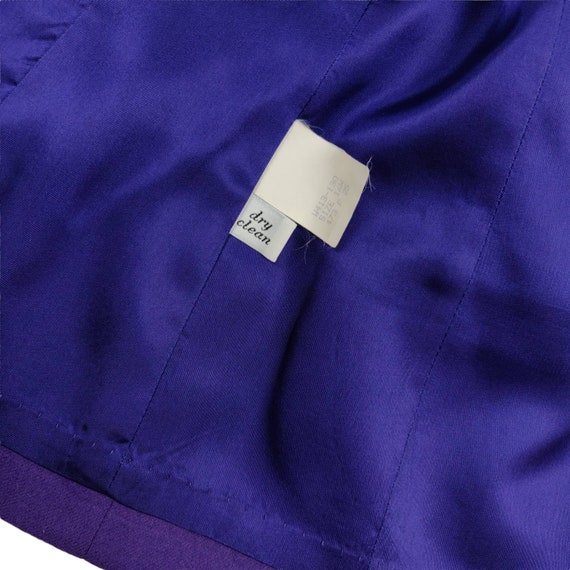 80s Vintage Pendleton Blazer: Purple Virgin Wool,… - image 7