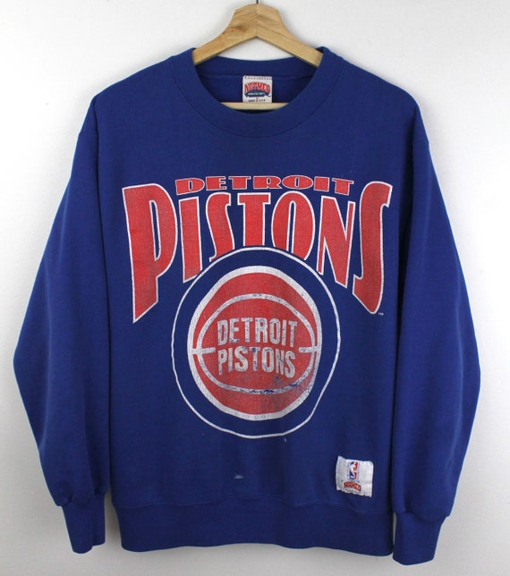 #etsy 90s Vintage PISTONS Crewneck Sweatshirt Detroit ...