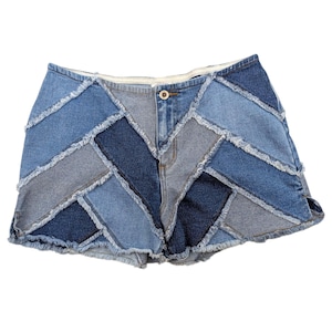 Womens Jean Shorts With Fringe - Etsy