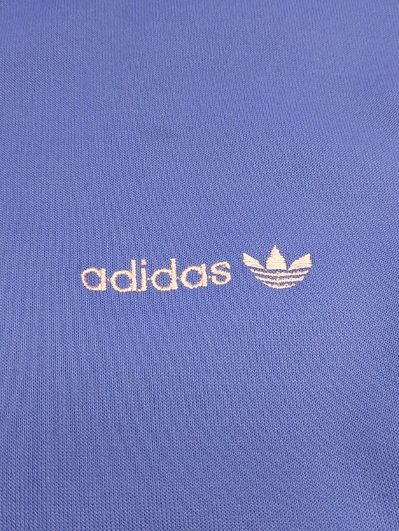 80s Vintage ADIDAS Jacket Embroidered Adidas Tref… - image 6