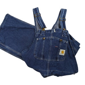 Carhartt オーバーオール R07 DST 36×30 CARHARTT Overalls R07 DST Carhartt Denim Overalls Bib Overalls