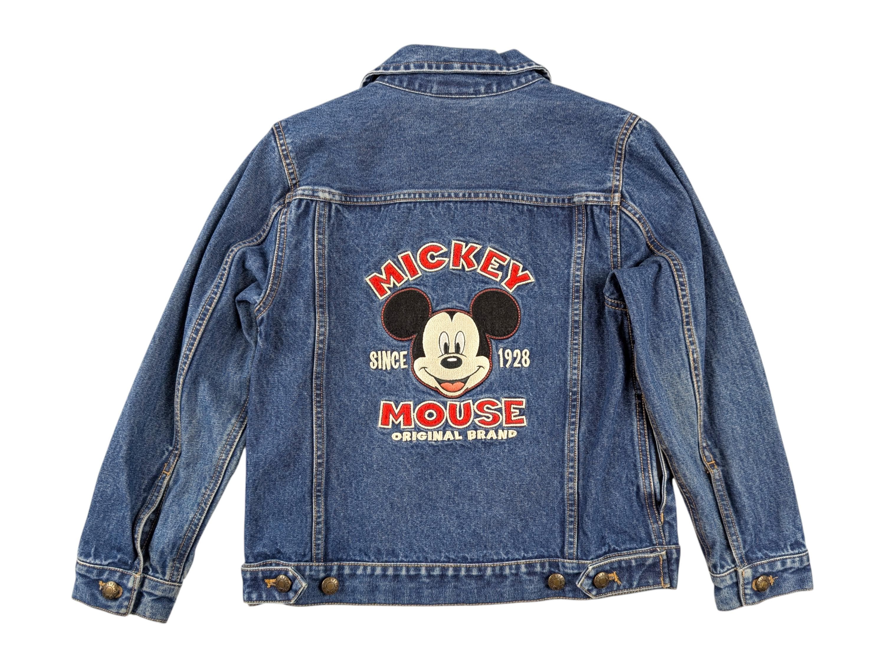 Mickey Mouse Denim Jacket - Etsy