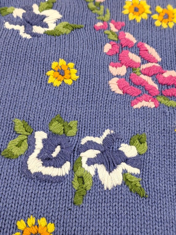 Flower Button-Up Cardigan