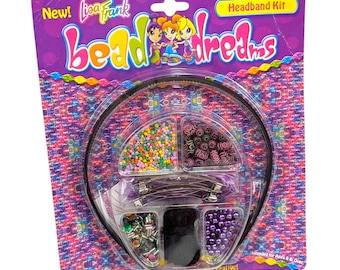 Vintage Lisa Frank Bead Dreams Headband Craft Kit