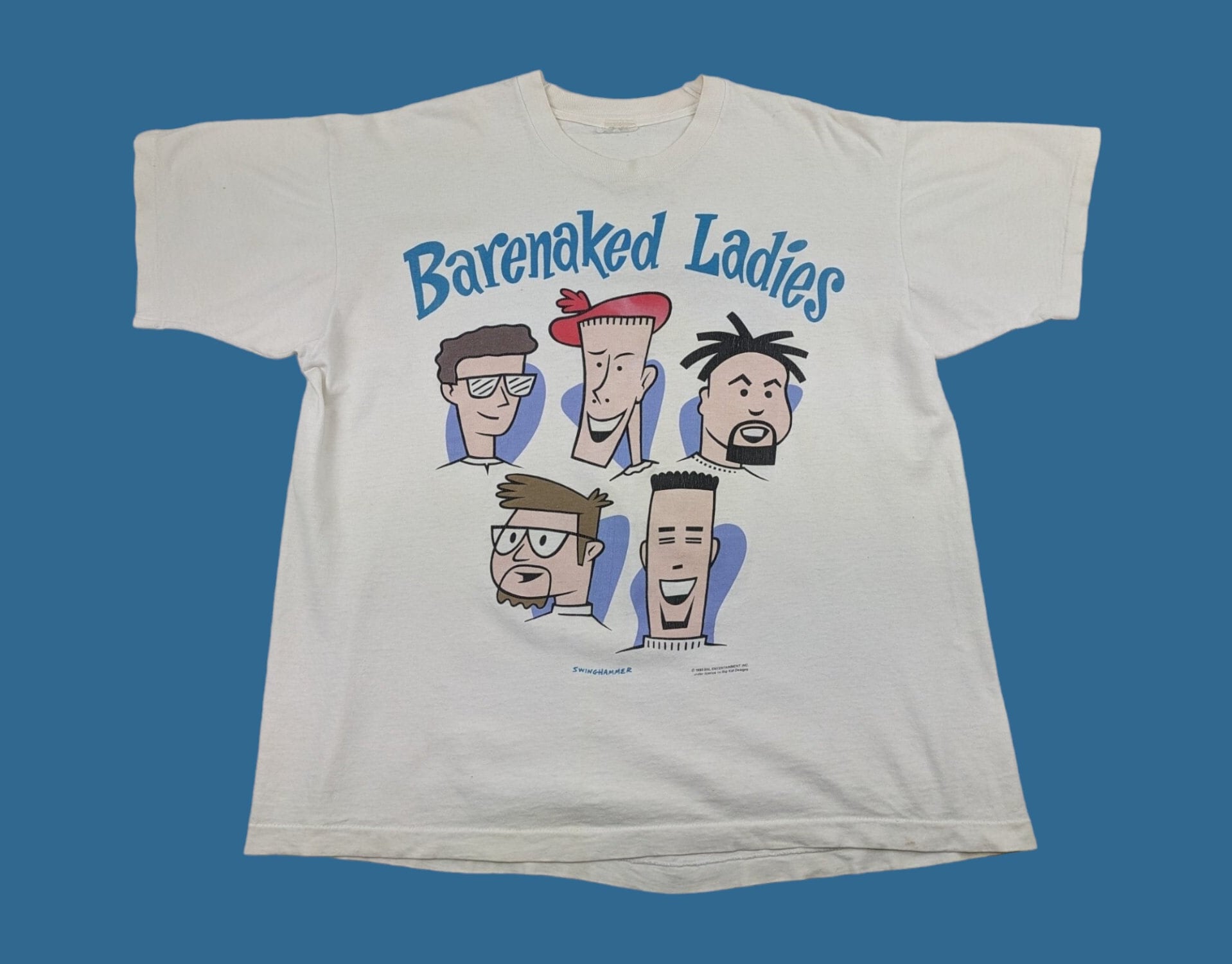 90's Vintage Barenaked Ladies T-shirt 1993 Barenaked Ladies Band