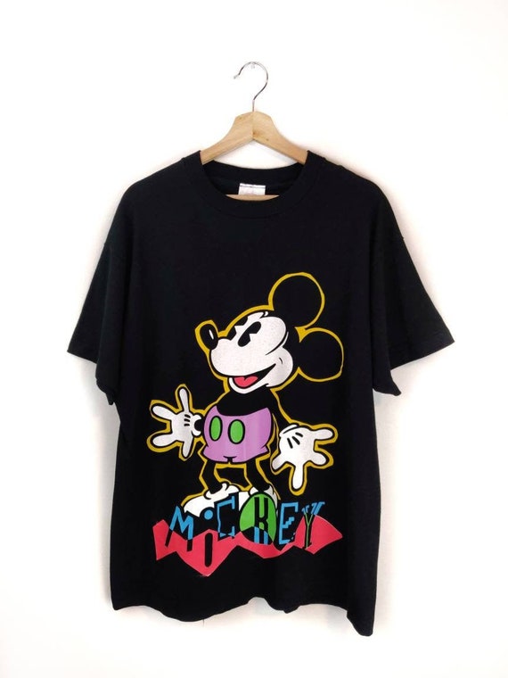 90s Vintage MICKEY T-Shirt Mickey Mouse Graphic T-