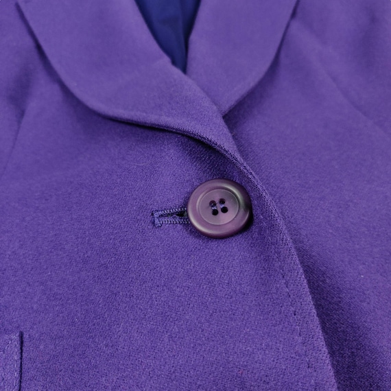 80s Vintage Pendleton Blazer: Purple Virgin Wool,… - image 5