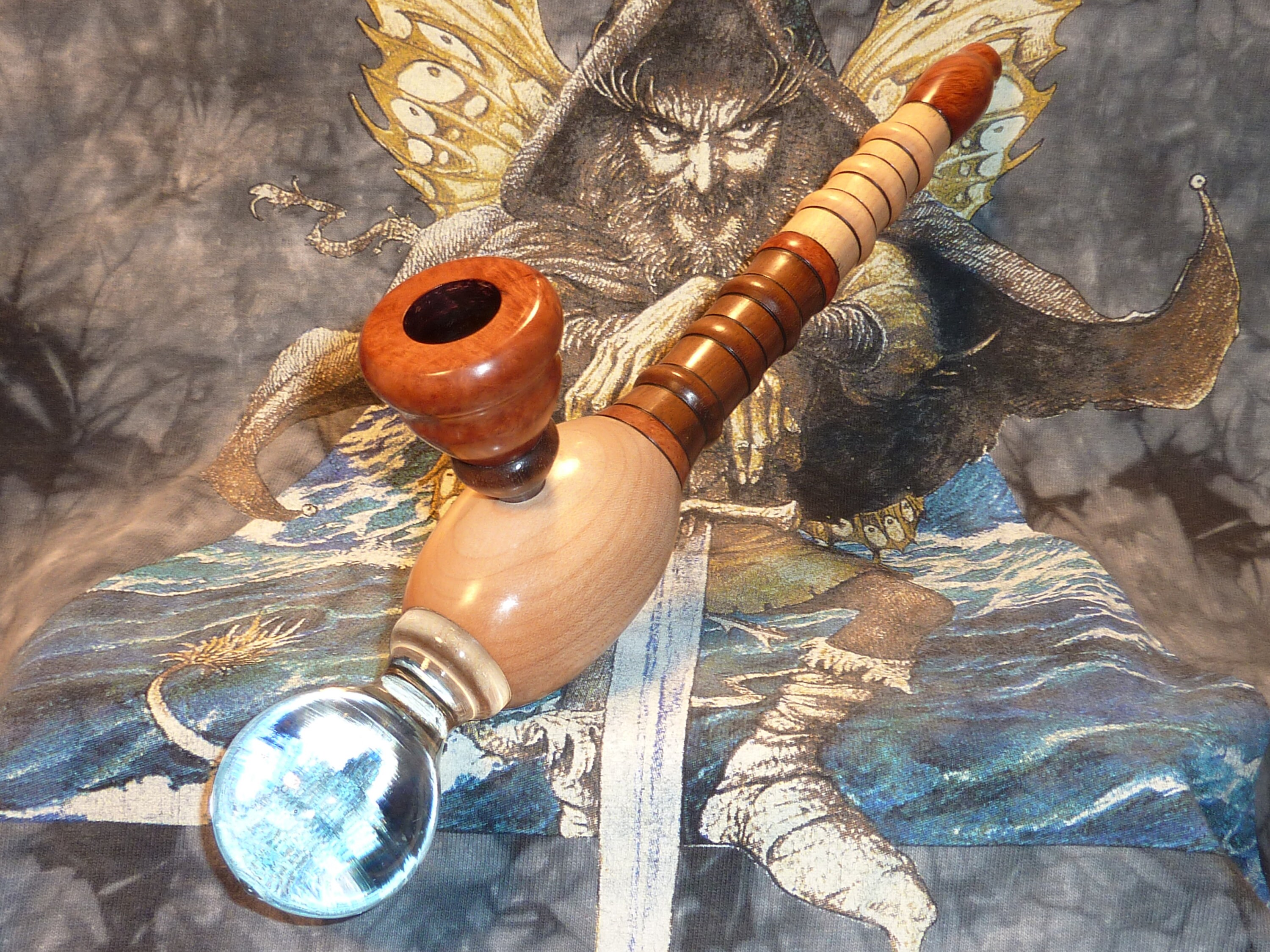 827 12 Wizard Smoking Pipe Briar Root Peace Pipe Etsy