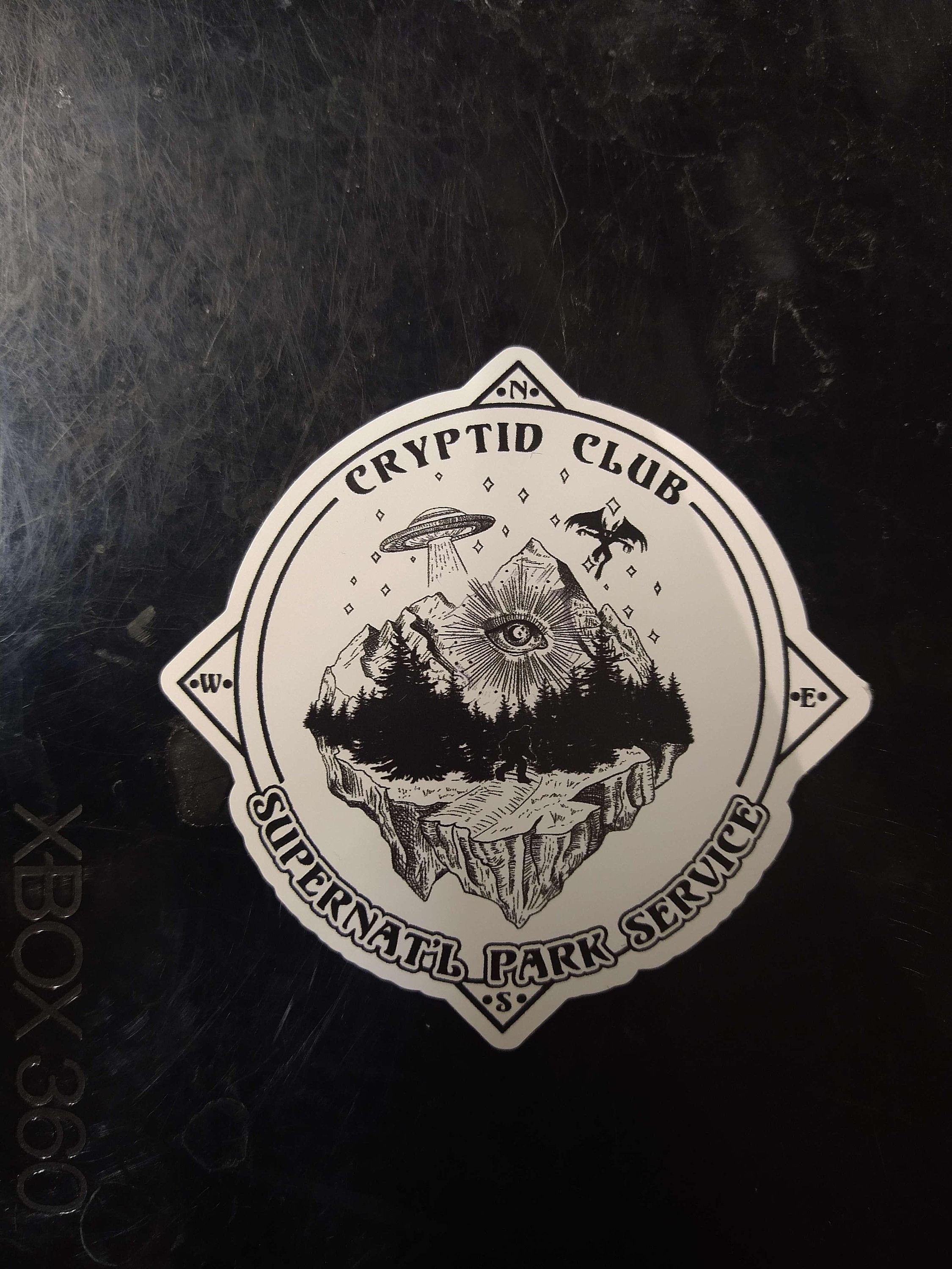 Supernat'l Park Service Cryptid Club Patch Stickers & Prints (mothman ...