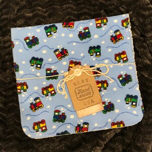 Handmade Baby Burp Cloths (Set of 3)