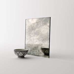 6 x 6 Antiqued Mirror Tile image 1