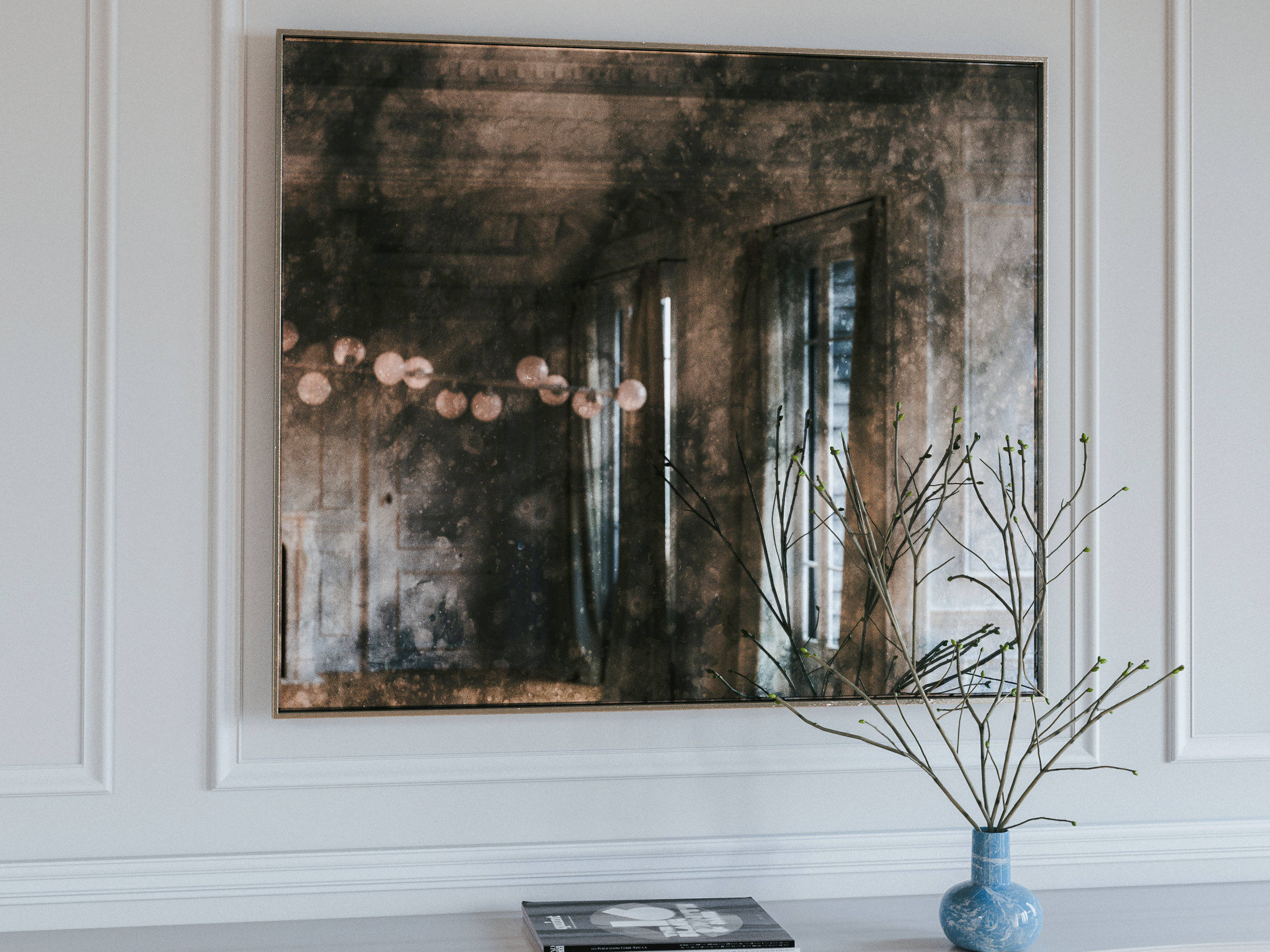 鏡 Wall Mirror Betsy Frame l KareDesign Mirror Betsy Frame Metal 55x165cm - KARE Design (Azerbaijan)