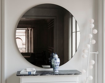 Custom 24 x 72 version of this mirror with black matte metal finish