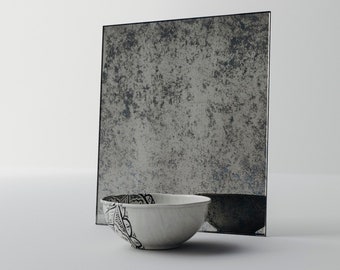 Medium heavy antiqued mirror samples