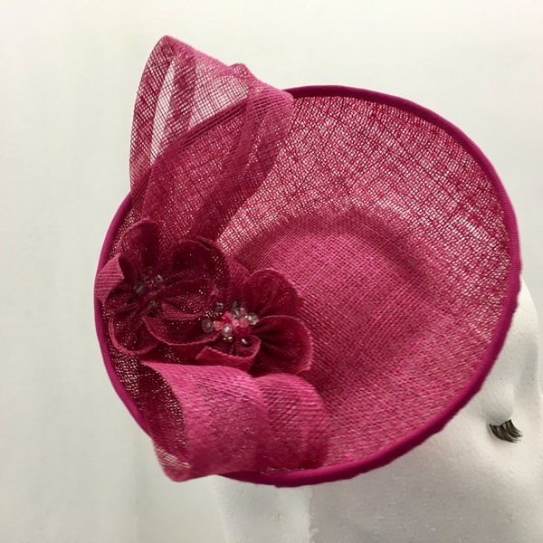 Magenta Fascinator