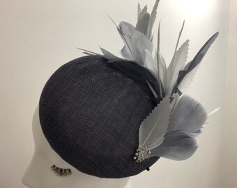 Gunmetal Fascinator - Etsy UK