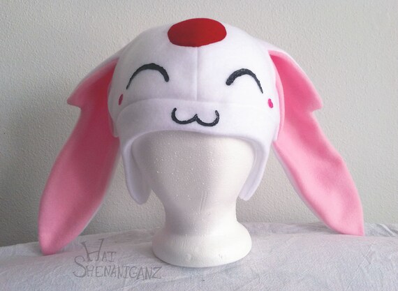 Made To Order Mokona Inspired Fleece Hat Etsy Made To Order Mokona Inspired Fleece Hat Etsy