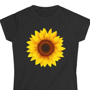Sunflower T Shirt, Sunflower Tee, Sunflower, Sunflower Floral T Shirt, Sunflower Floral Tee, Sunflower, Women's T Shirt, Women's Tee