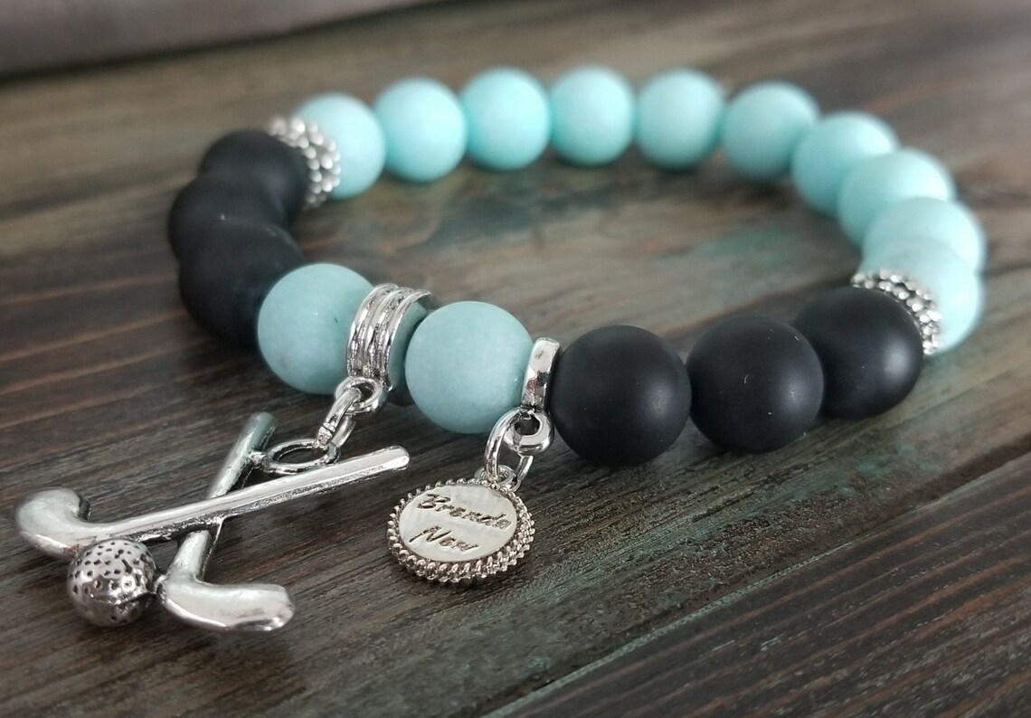 Golf Bracelet Golf Bracelet Charm Golf Bracelet Beaded Golf Etsy