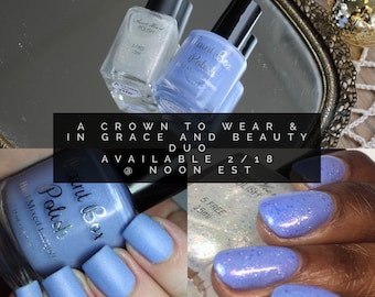 A Crown to Wear & In Grace and Beauty Duo - Artisan 5-Free Nail Polish
