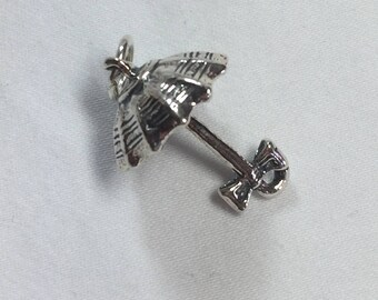 Charm Silver 24 mm Umbrella Baby Wedding Shower Package