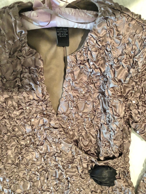 Cachet Jacket Stretchy Sequins Wrap - image 6