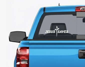 Jesus Saves - Vinyl Decal - GC-Extreme
