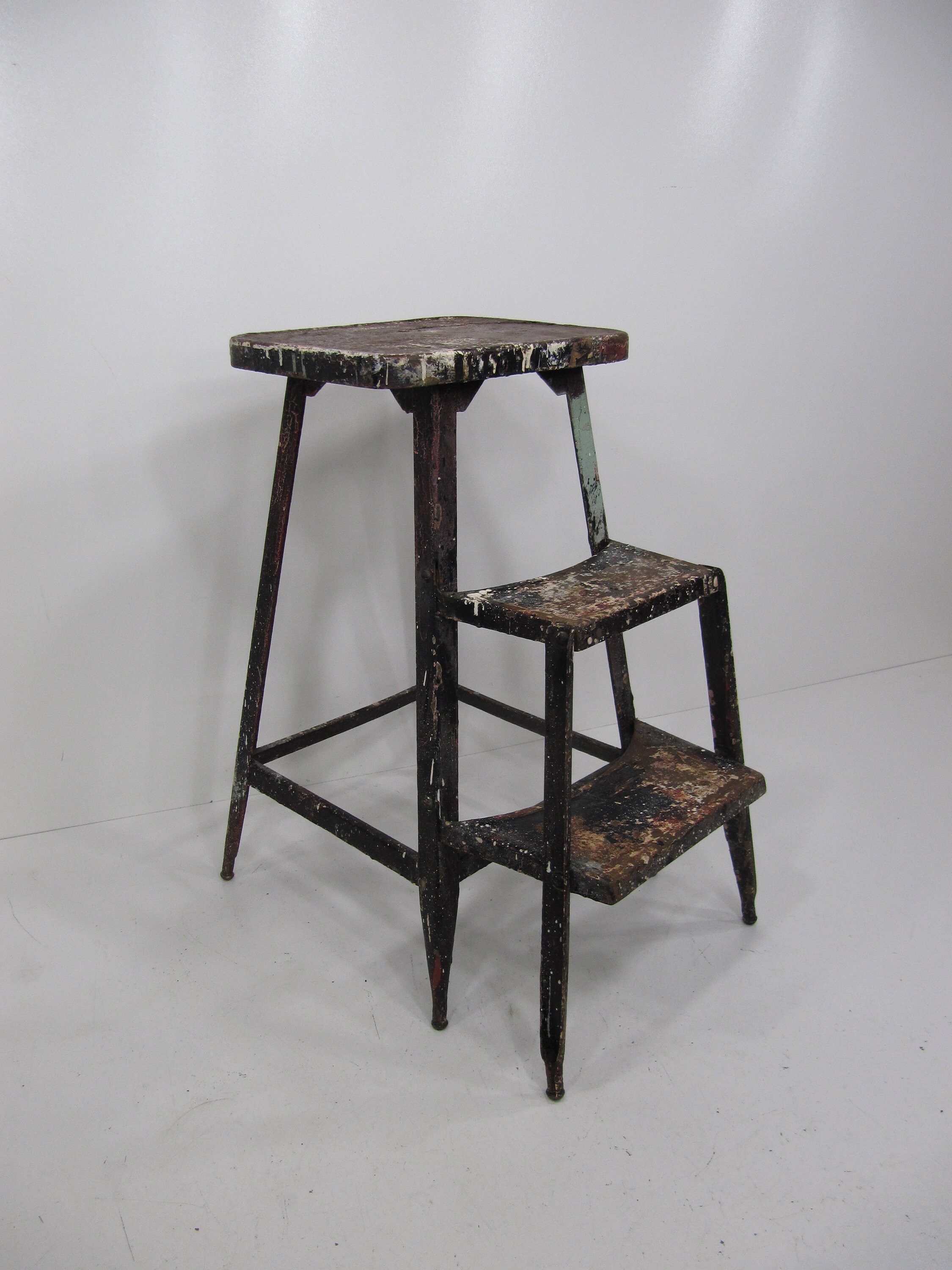 cosco serving cart folding gray on Vintage Kitchen Stool Step Stool Folding Step Stool Black Etsy