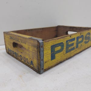 Holzkiste, Sodakiste, Pepsi Holz Aufbewahrungskiste, Holzkiste, Foto Requisite, Serviertablett