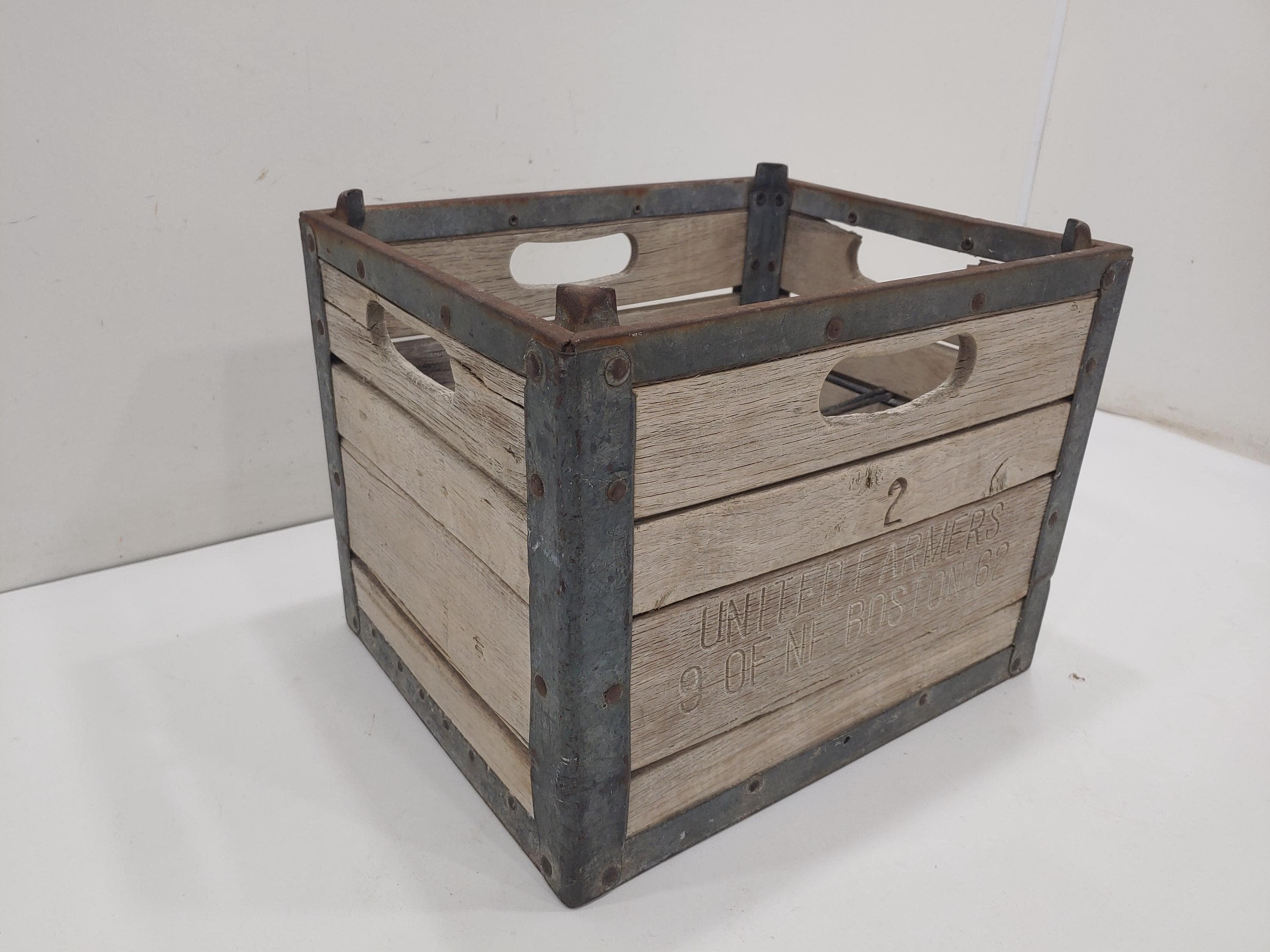 Metal milk crate - Etsy 日本