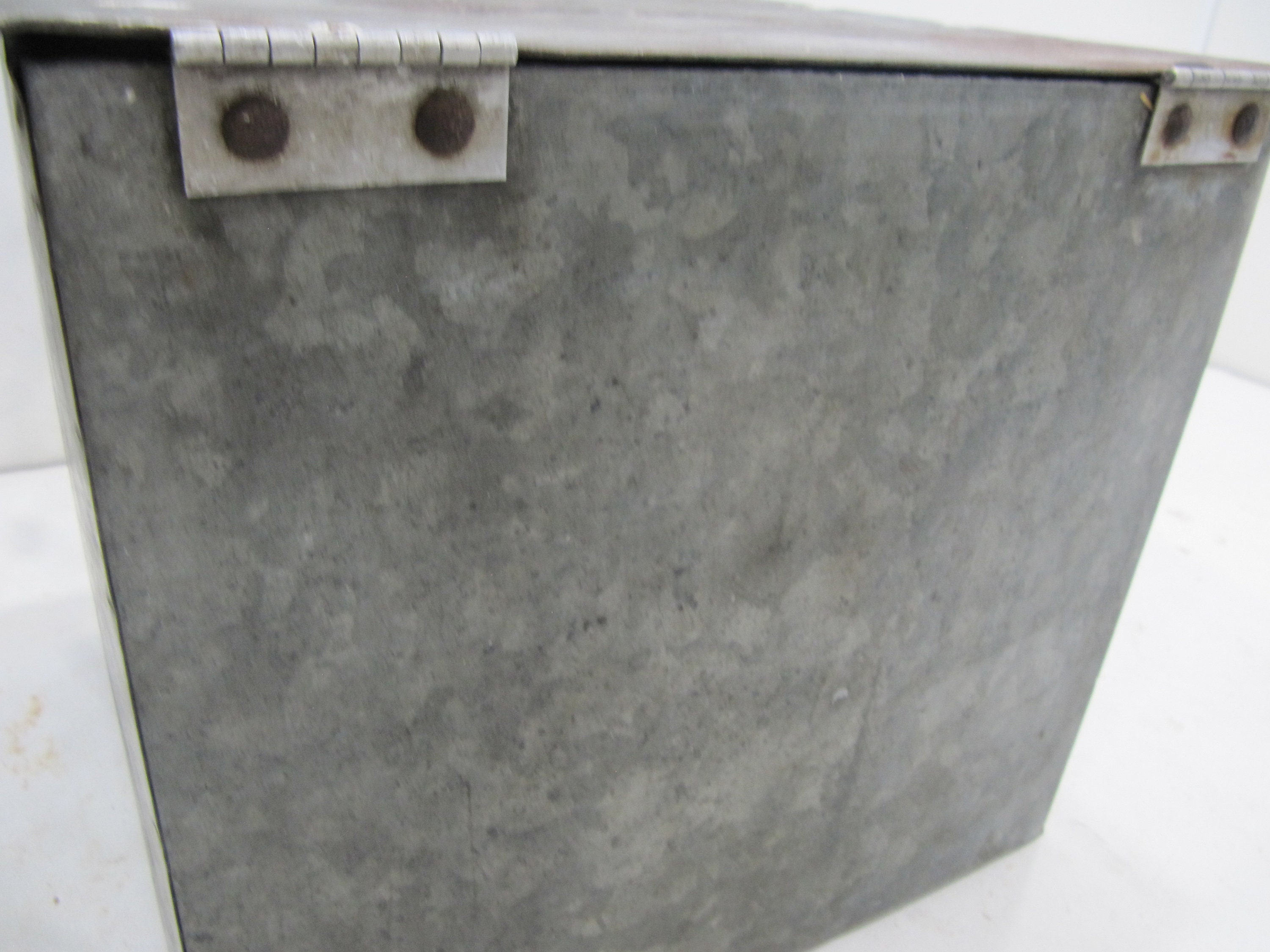 Metal Vintage Milk Cooler Tin Milk Insulated Porch Milk Box Etsy