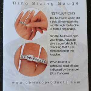 These ring guards are a super inexpensive way to make your ring fit again.  These clear plastic ring guards slip onto the bottom portion of your ring.  Size dow…
