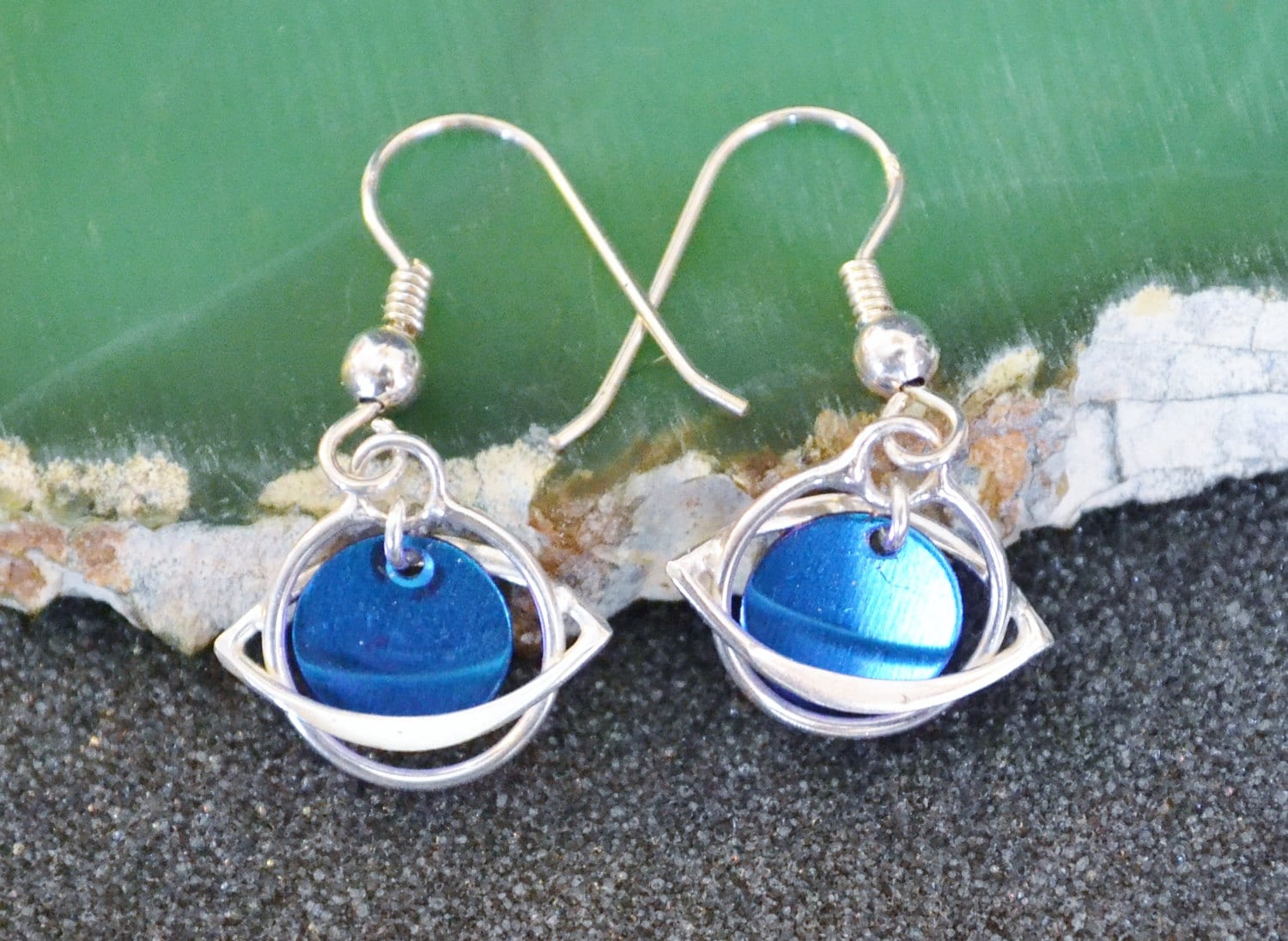Orecchini in argento Saturno - Gioielli