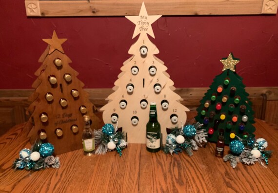 Wine Advent Calendars to Brighten Your Holiday, Holds 12 Mini Wine Bottle,  12 Day of Christmas, Spirit Tree Advent Calendar for Adults - Etsy