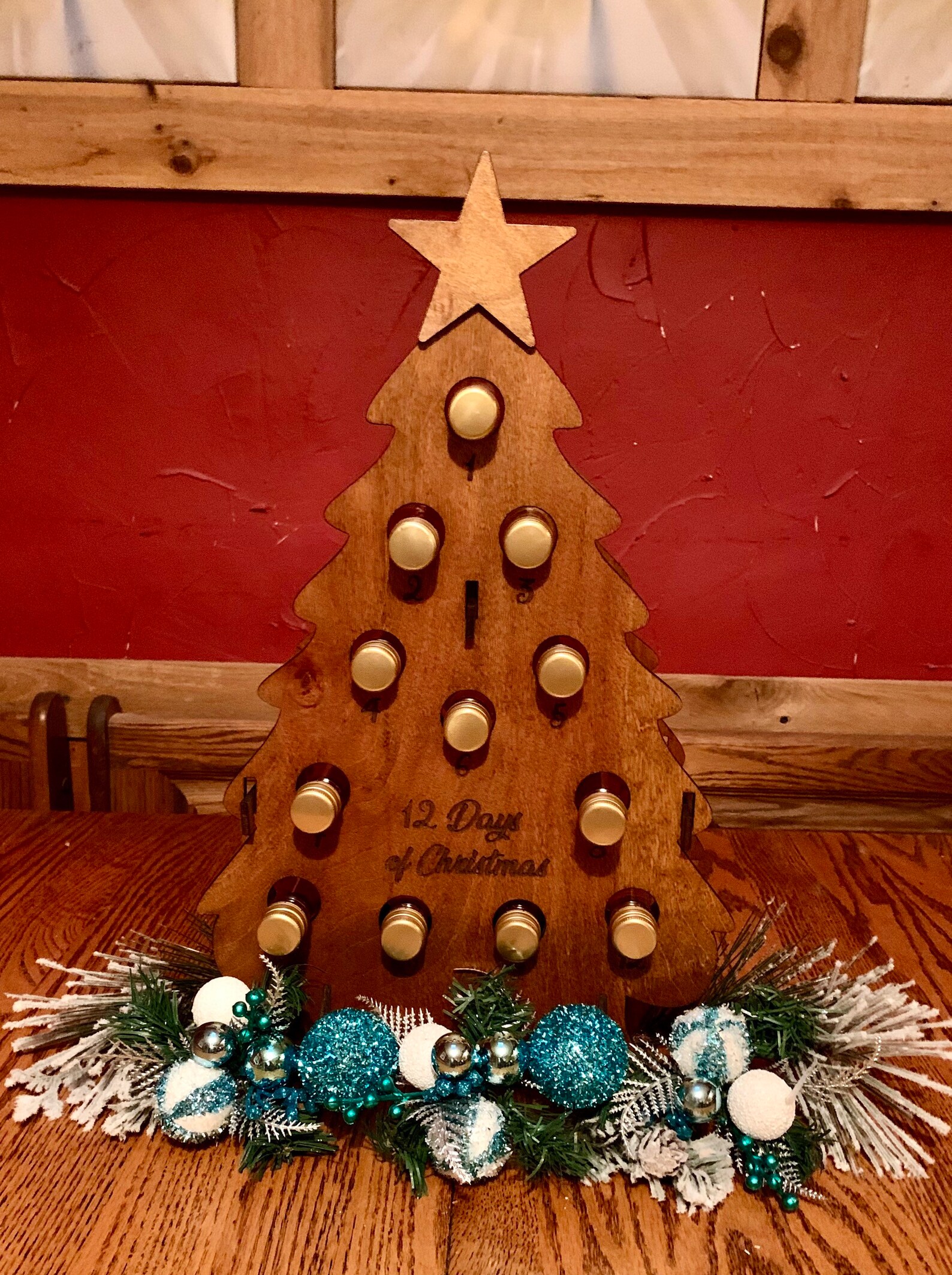 Wine Advent Calendars to Brighten your Holiday, Holds 12 Mini Wine Bottle,