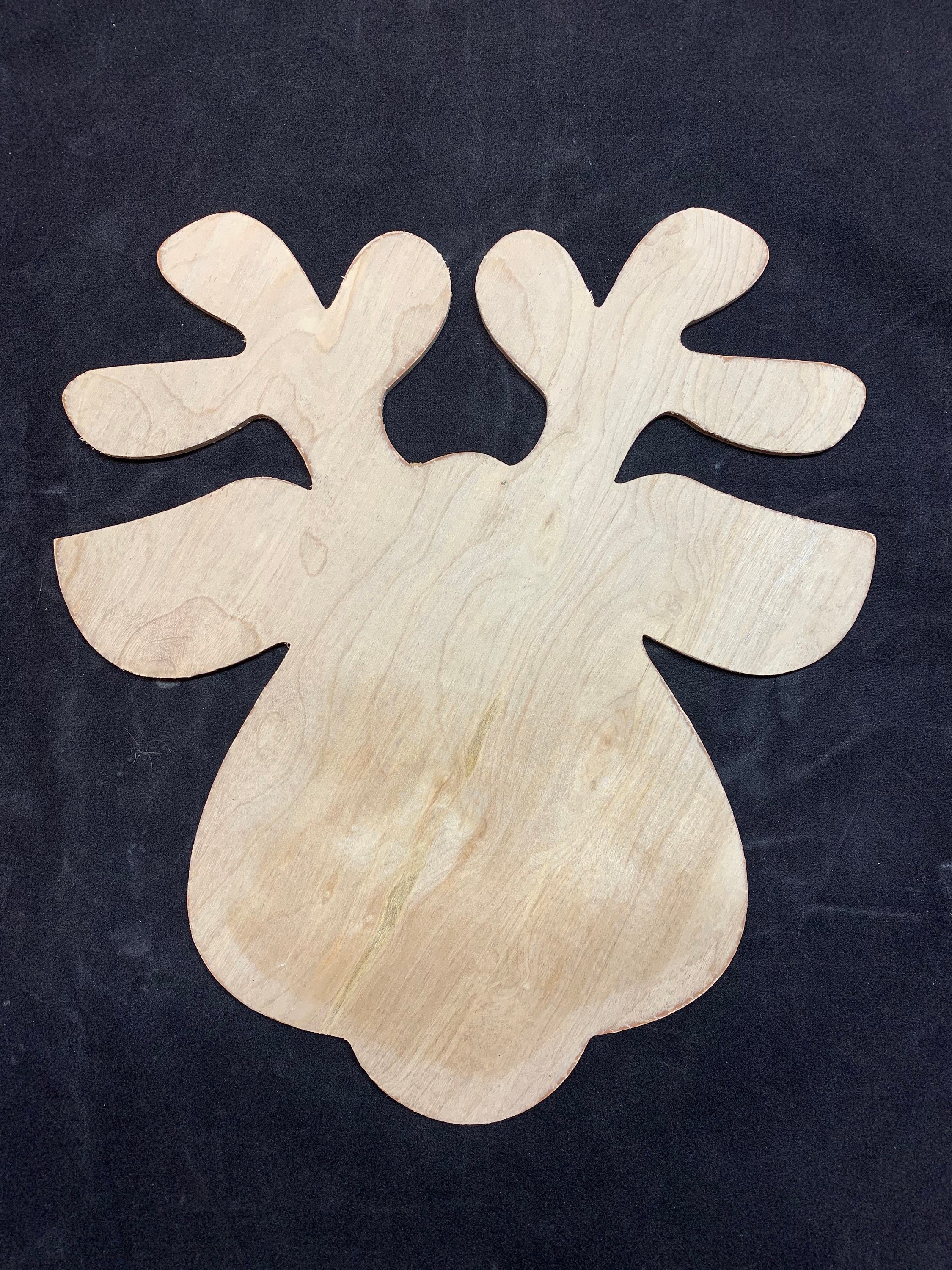 reindeer-cutout-reindeer-wood-blank-reindeer-wood-cutout-etsy-uk