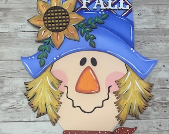 Scarecrow Cutout, Fall Wood Blank Cutout, Scarecrow wood Blank, wood cutout, wood blank, wreath attachment wood blank, wreath sign