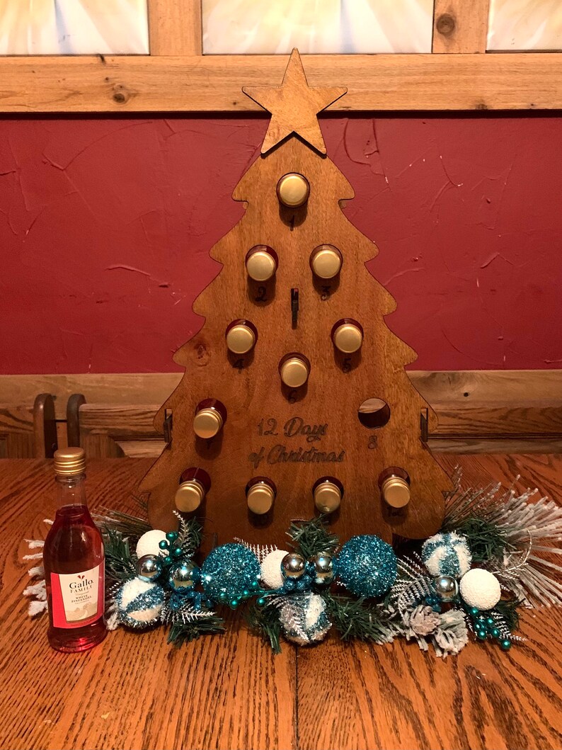 Wine Advent Calendars to Brighten Your Holiday Holds 12 Mini Etsy