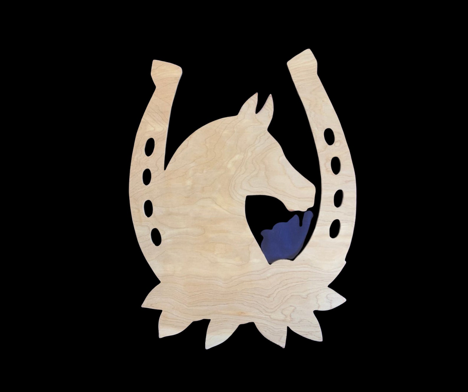 Horseshoe Door Hanger Horsehead Horse Shoe Door Hanger Etsy