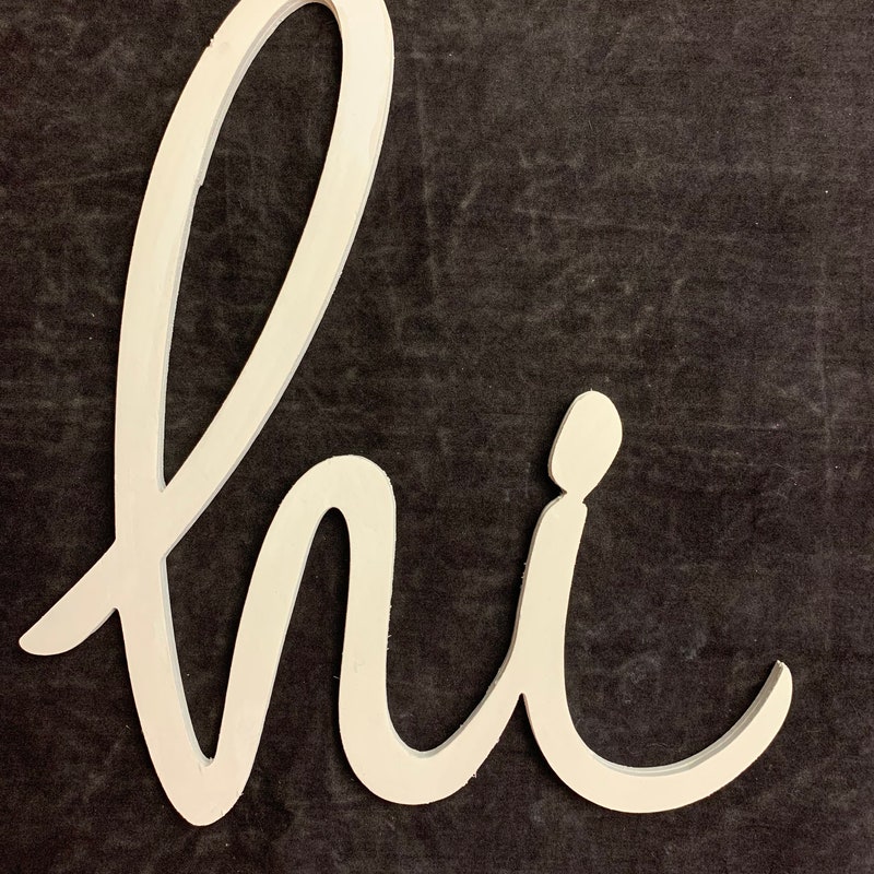Hi Wreath - Etsy