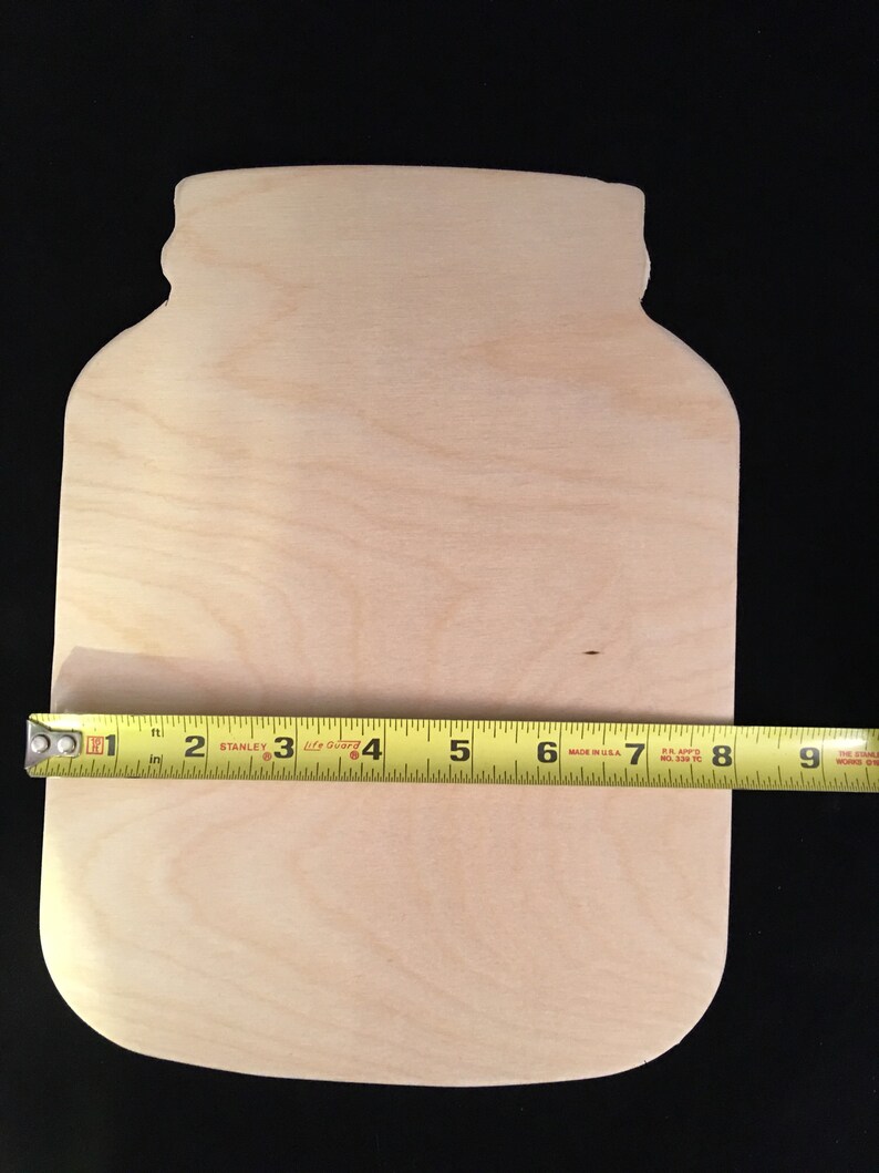 Mason Jar Cut Out Mason Jar Wood Blank Mason Jar Blank Wood Etsy UK