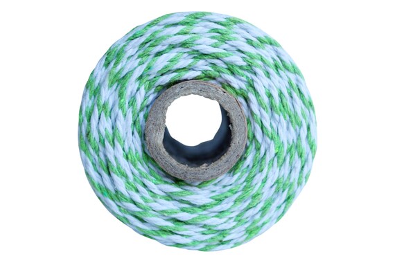 Thick 12 ply Lime Green Bakers Twine-100 yard twine spool-Green bakers twine-100% cotton Mason jar twine-Green twine-Rustic Bakers twine Il_570xn