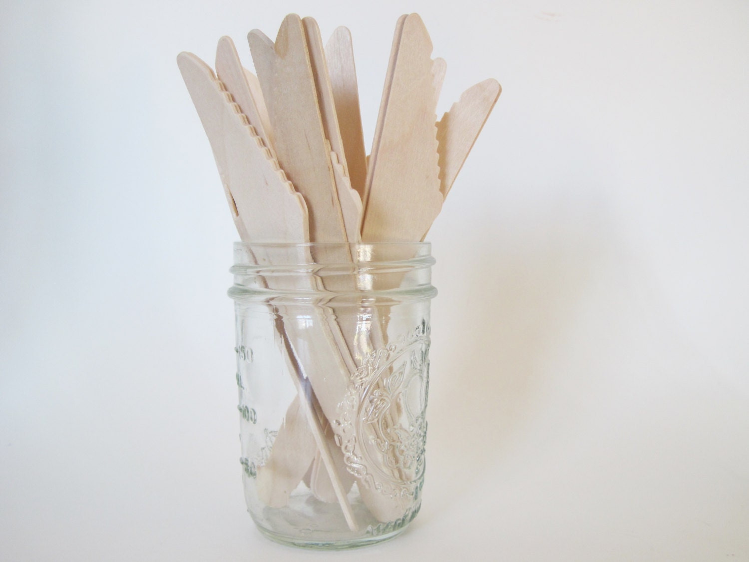 Wooden Knives50 Disposable Wooden KnivesWooden UtensilsWood Etsy