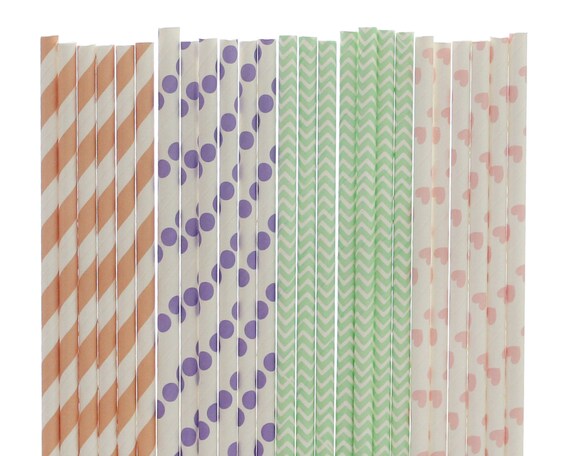 Unicorn Paper Straws, Girl First Birthday, Magical Celebration, Unicorn Party Decor, Gender Reveal Straws, Pastel Cake Sticks A Magical Time Il_570xn